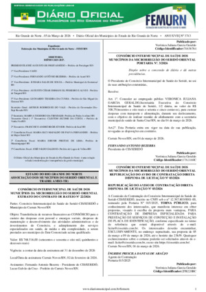 Assinatura Digital da última edição