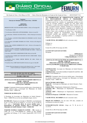 Assinatura Digital da última edição