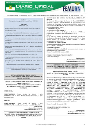 Assinatura Digital da última edição