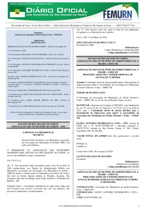 Assinatura Digital da última edição