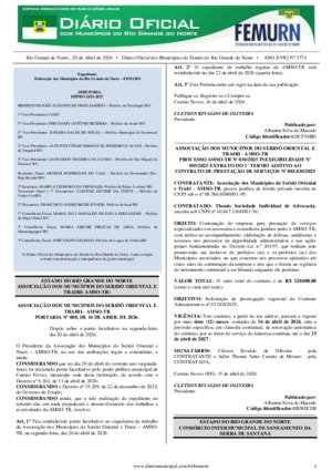 Assinatura Digital da última edição