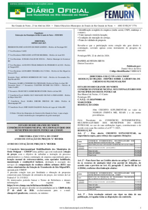 Assinatura Digital da última edição