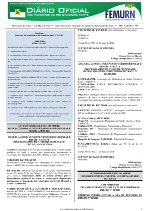 Assinatura Digital da última edição