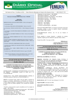 Assinatura Digital da última edição
