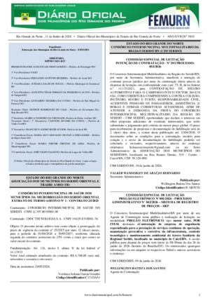 Assinatura Digital da última edição