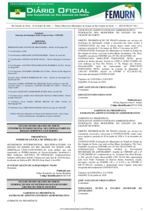 Assinatura Digital da última edição