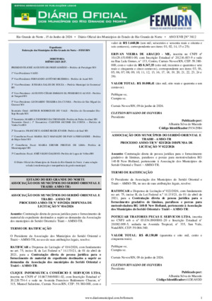 Assinatura Digital da última edição