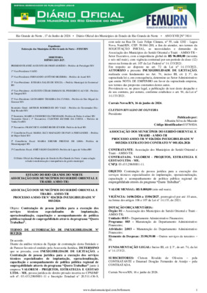 Assinatura Digital da última edição