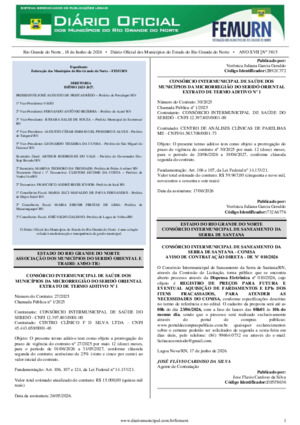 Assinatura Digital da última edição