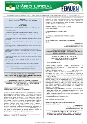 Assinatura Digital da última edição