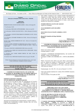 Assinatura Digital da última edição