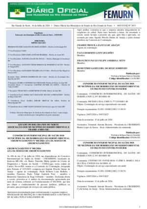 Assinatura Digital da última edição