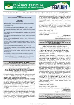 Assinatura Digital da última edição
