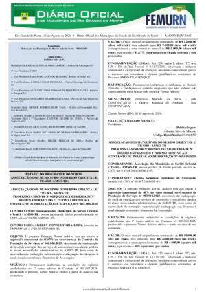 Assinatura Digital da última edição
