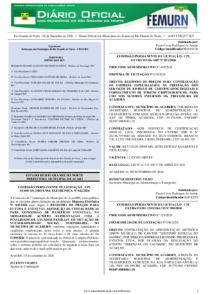 Assinatura Digital da última edição