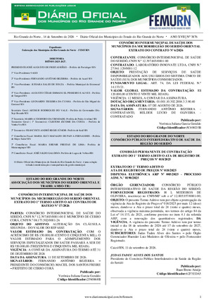 Assinatura Digital da última edição