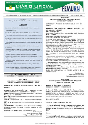 Assinatura Digital da última edição