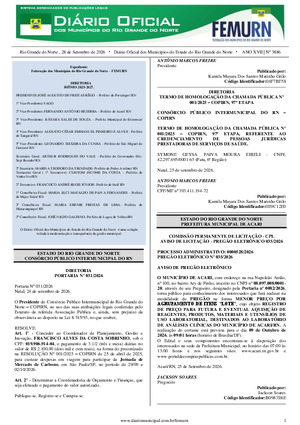 Assinatura Digital da última edição