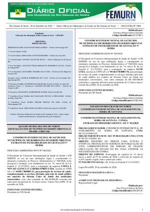 Assinatura Digital da última edição