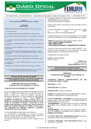 Assinatura Digital da última edição