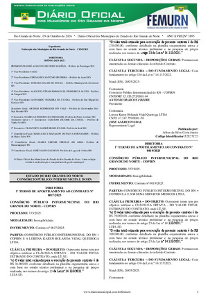 Assinatura Digital da última edição