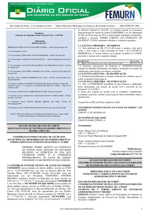 Assinatura Digital da última edição