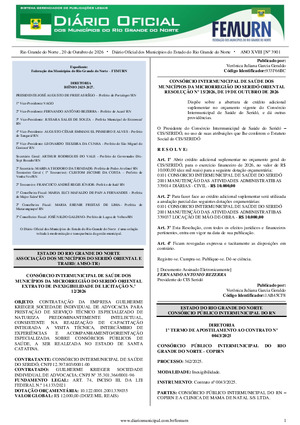 Assinatura Digital da última edição