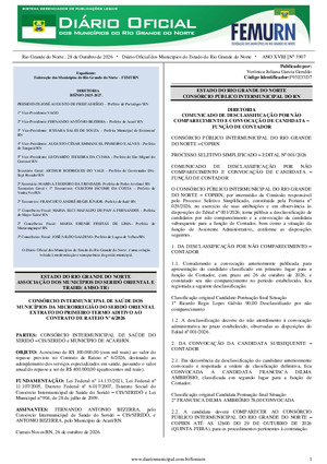 Assinatura Digital da última edição