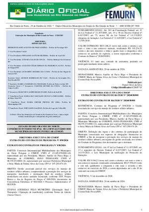 Assinatura Digital da última edição