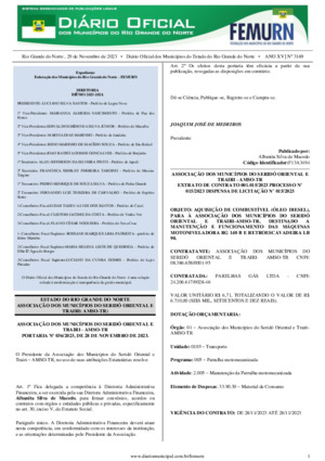 Assinatura Digital da última edição