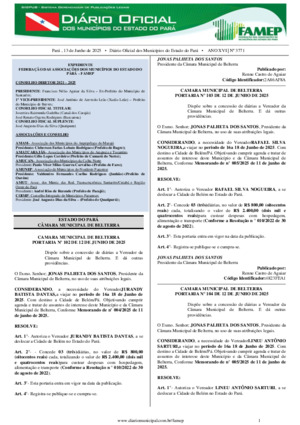 Assinatura Digital da última edição