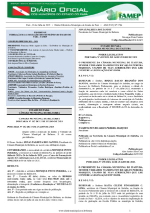 Assinatura Digital da última edição