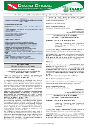 Assinatura Digital da última edição
