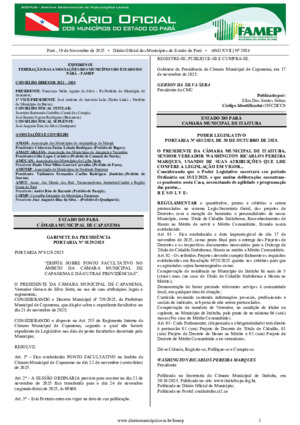 Assinatura Digital da última edição