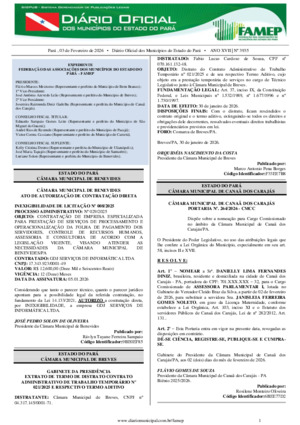 Assinatura Digital da última edição