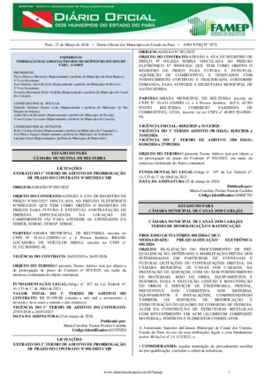 Assinatura Digital da última edição