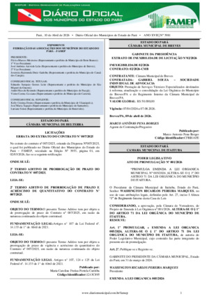 Assinatura Digital da última edição