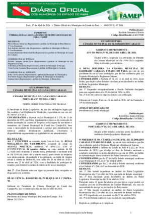 Assinatura Digital da última edição