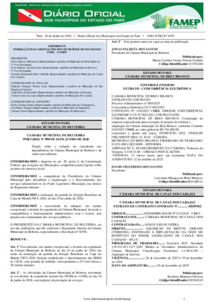 Assinatura Digital da última edição