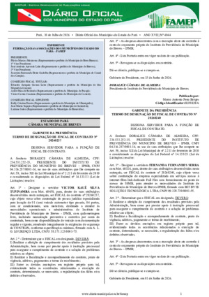 Assinatura Digital da última edição