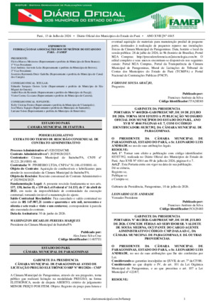 Assinatura Digital da última edição