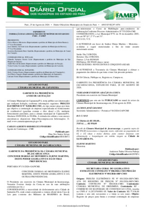 Assinatura Digital da última edição
