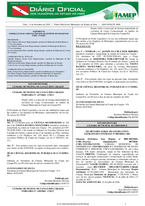 Assinatura Digital da última edição