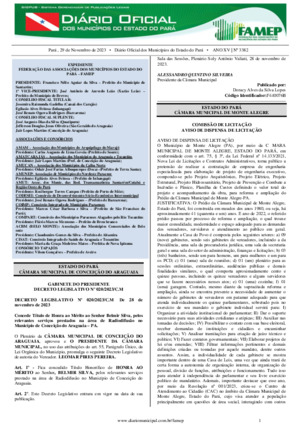 Assinatura Digital da última edição