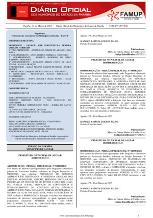 Assinatura Digital da última edição