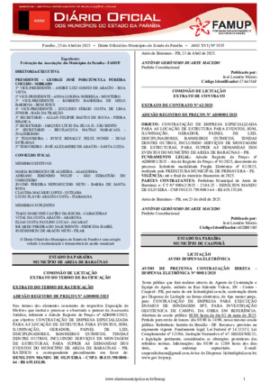 Assinatura Digital da última edição