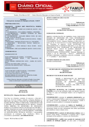 Assinatura Digital da última edição