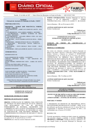Assinatura Digital da última edição