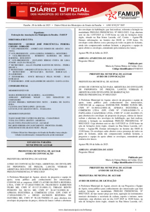 Assinatura Digital da última edição