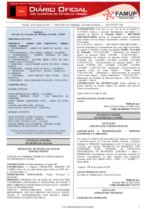 Assinatura Digital da última edição